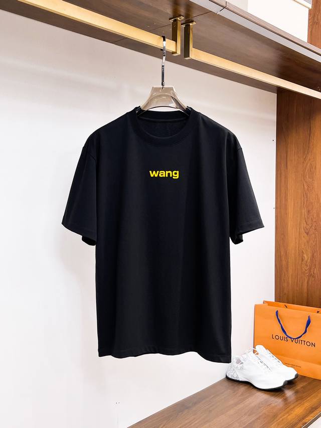 Wang* 顶级版本 2024秋冬新品加厚290克短袖 火爆上市啦 定制顶级优选洗水棉面料 上身舒适度高 专柜同款装饰 轻奢内敛低调奢华 内搭外穿轻松驾驭不挑人