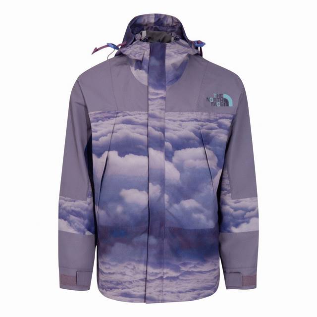 供 全网顶级版本 细节自观 The North Face X CLOT 陈冠希联名23ss新款 北面春夏联名款全压胶冲锋衣防水防风外套 三层面料最后的效果挺括轻