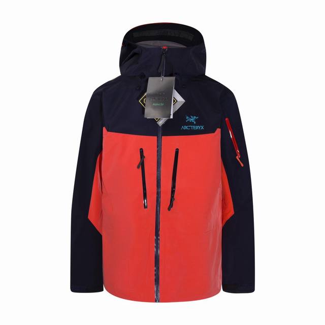 供 ARC TERYX Alpha SV AR Jacket-Men's 始祖鸟 虎年纪念版限定全压胶冲锋衣外套 顶级品质细节完美 Yb压胶工艺 弯刀仿生版型