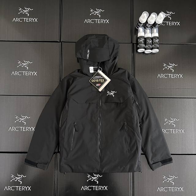 供 顶级实拍 区别通货 款号dj326688 Arc'Teryx Macai Lt 新款始祖鸟硬壳连帽羽绒服 新国标80绒 礼盒15 干洗泡沫剂10 巧妙搭配保