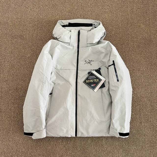 供 独家实拍 款号dj12110 Arc'Teryx 始祖鸟macai Jacket男女情侣厚款连帽滑雪服羽绒服上衣 买菜款大鸟来袭！！户外鼻祖 买它 帽子可拆