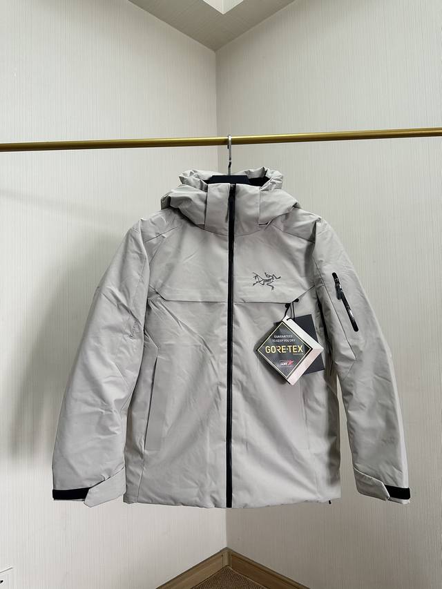 供 独家实拍 款号dj12110 Arc'Teryx 始祖鸟macai Jacket男女情侣厚款连帽滑雪服羽绒服上衣 买菜款大鸟来袭！！户外鼻祖 买它 帽子可拆