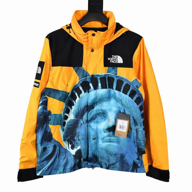 Mx43 Max 顶级版本 全网独家品质 Supreme X The North Face 19Fw 北面自由女神冲锋衣 刺绣设备 采用百灵达beks-Y924