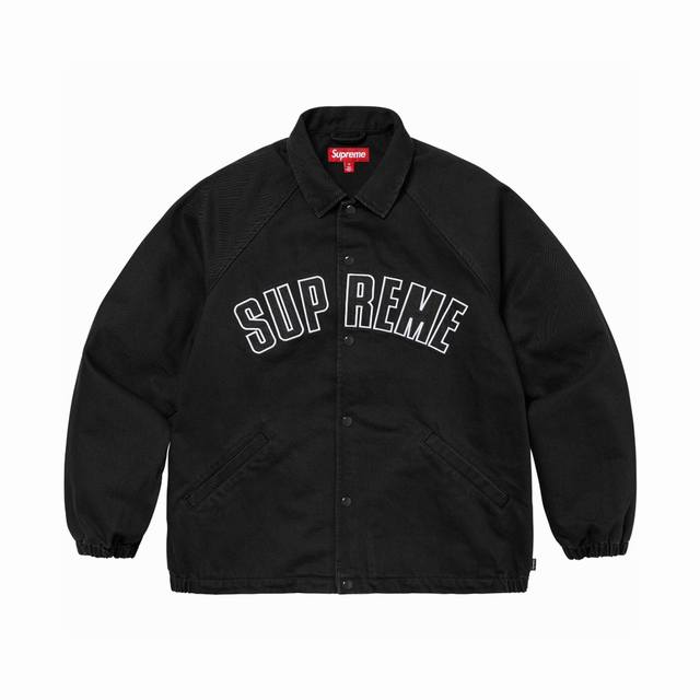 S306 顶级版本 Supreme 24Ss Cracked Coaches Jacket 微标刺绣字母夹克 面料：Zp化验 定织定染 纯棉600G纯棉主面料