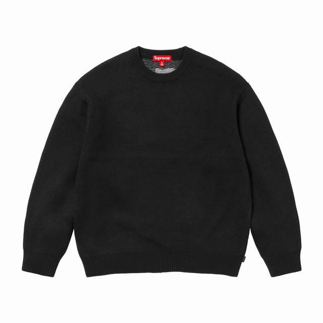 S298 顶级版本 Supreme Thrasher Crewneck Fw24 火焰联名 字母logo毛衣 Os版型 男女同款 定制yb质感洗水标 毛料:1