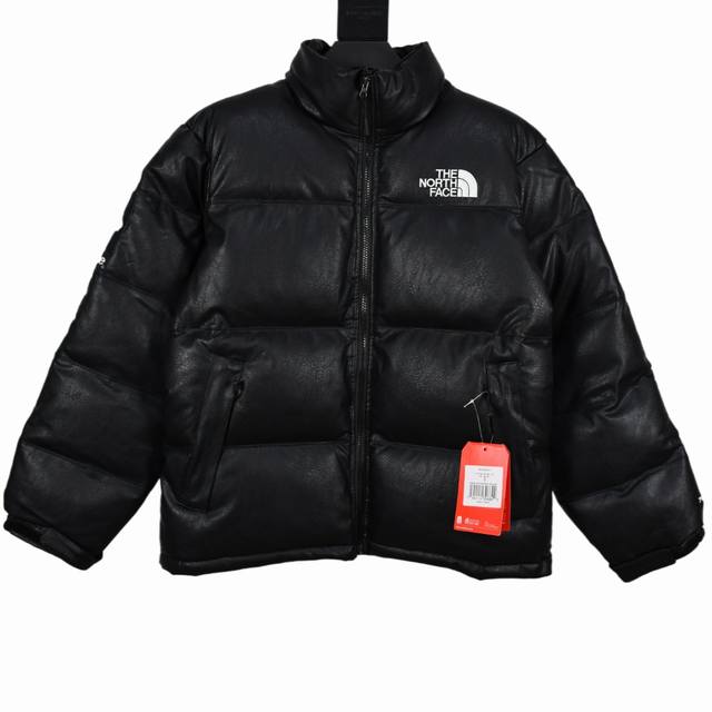 Mx21#羽绒服 顶级版本 独家正确皮料 Supreme X The North Face 17Fw Leather Nuptse Jacket 北面 皮质羽绒