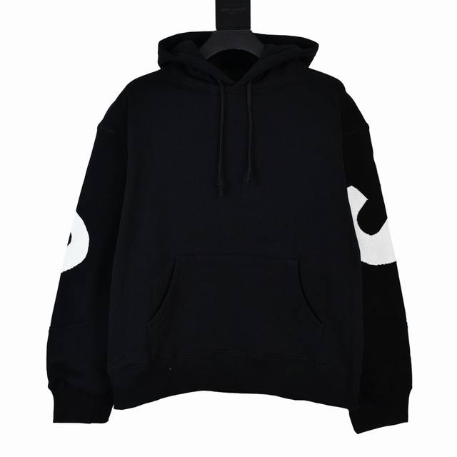 S279 顶级版本 Supreme Big Logo Jacquard Hooded Sweatshirt 背后大logo连帽卫衣 对于专注于顶级sup产品的我