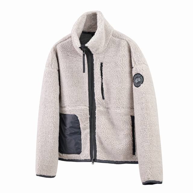 Mc11 Canada Goose 加拿大鹅 羊羔毛夹克外套 Simcoe 羊羔绒拉链夹克采用kind人造长毛羊羔绒制成我们的新一代羊毛抓绒有助于保持地球寒冷和