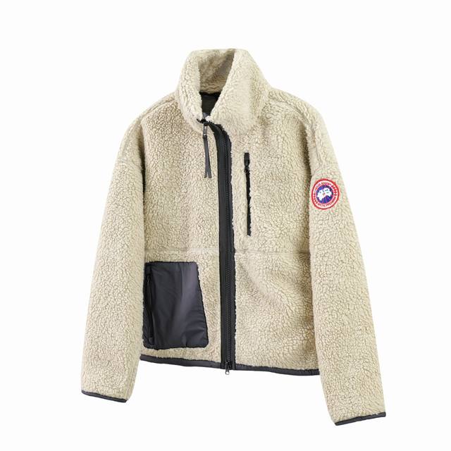 Mc11 Canada Goose 加拿大鹅 羊羔毛夹克外套 Simcoe 羊羔绒拉链夹克采用kind人造长毛羊羔绒制成我们的新一代羊毛抓绒有助于保持地球寒冷和