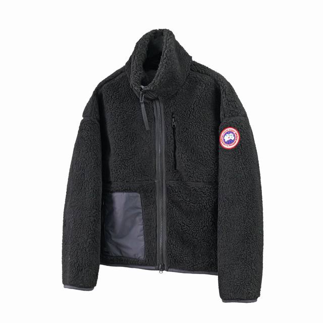 Mc11 Canada Goose 加拿大鹅 羊羔毛夹克外套 Simcoe 羊羔绒拉链夹克采用kind人造长毛羊羔绒制成我们的新一代羊毛抓绒有助于保持地球寒冷和