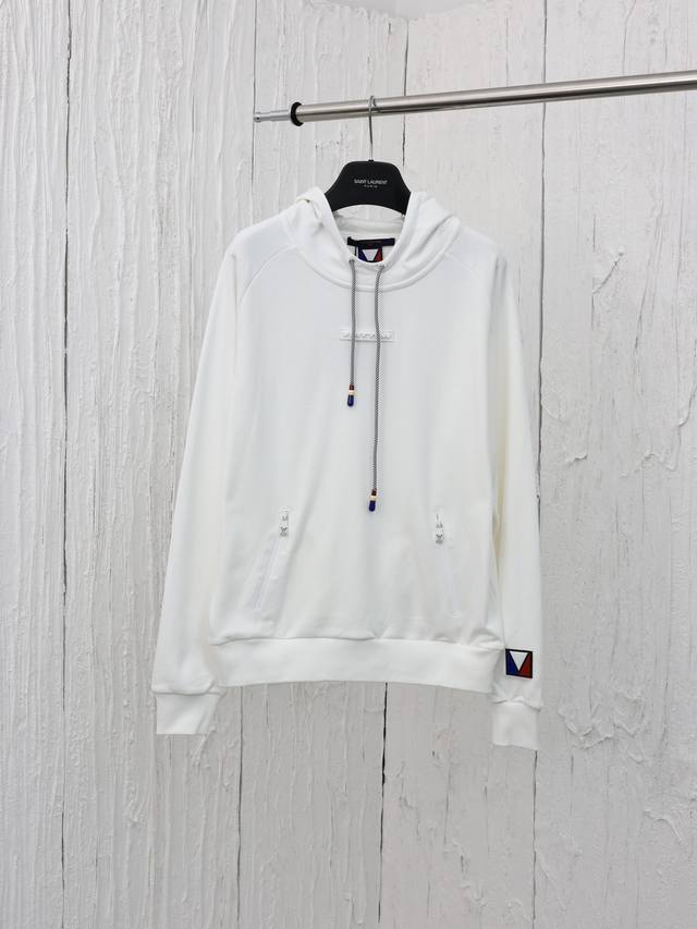 Lv 路易 Fw24 美洲杯系列连帽抽绳胶标卫衣 Size：S M L Xl