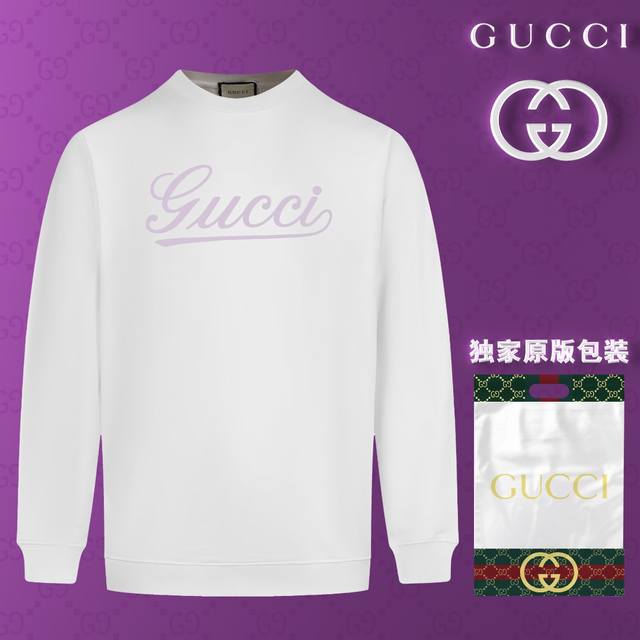 顶级版本 官网品质 配送独家图片原版包装 古驰 Gucci 现货秒发 2024秋冬新款毛圈卫衣 搭配重工高端数码3D个性logo印花工艺，设计独特，做工细致完美