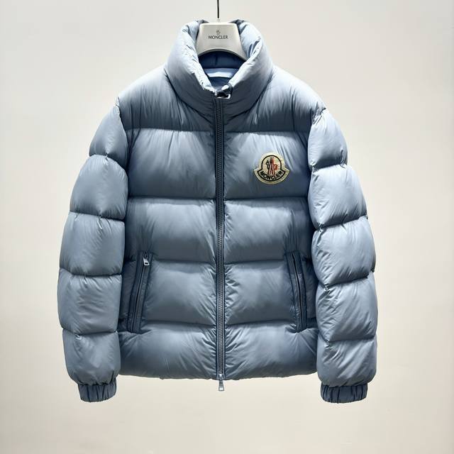 M0Ncler Fw24 Citala Logo贴片立领廓形短款轻盈羽绒服 男款 填充物