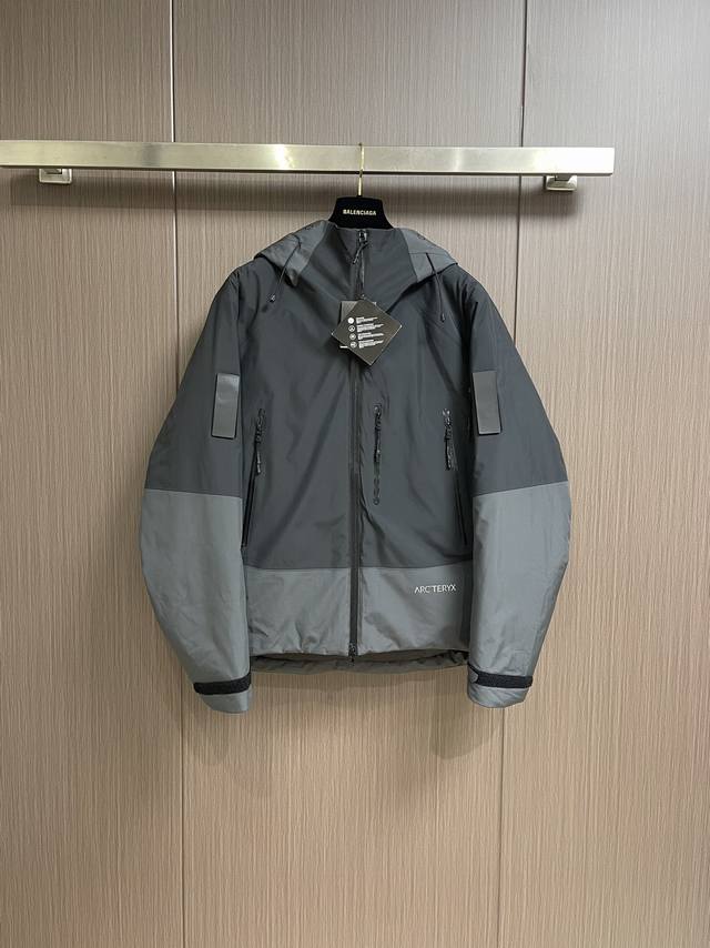 Arcteryx 始祖鸟 Systema4.0 跃冬揽石 系列kobah Parka拼接logo硬壳羽绒服滑雪服， 跃冬揽石 系列是system支线的第四弹重新