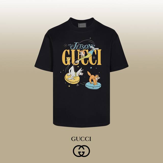 顶级代工品质 GUCCI~古驰 24SS 经典T恤短袖 不需要所谓烂大街的华丽文案 主打品质 - 面料经过2次高温缩水固色 不变形不缩水不起球 -正确os版型