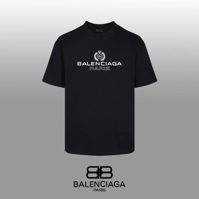 顶级代工品质 BALENCIAGA 巴黎世家 24SS 经典T恤短袖 不需要所谓烂大街的华丽文案 主打品质 - 面料经过2次高温缩水固色 不变形不缩水不起球 -