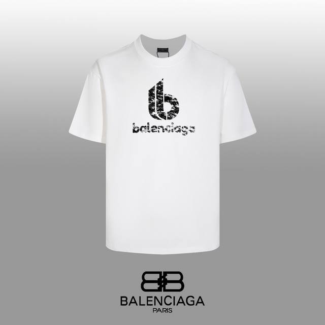 顶级代工品质 BALENCIAGA 巴黎世家 24SS 经典T恤短袖 不需要所谓烂大街的华丽文案 主打品质 - 面料经过2次高温缩水固色 不变形不缩水不起球 -