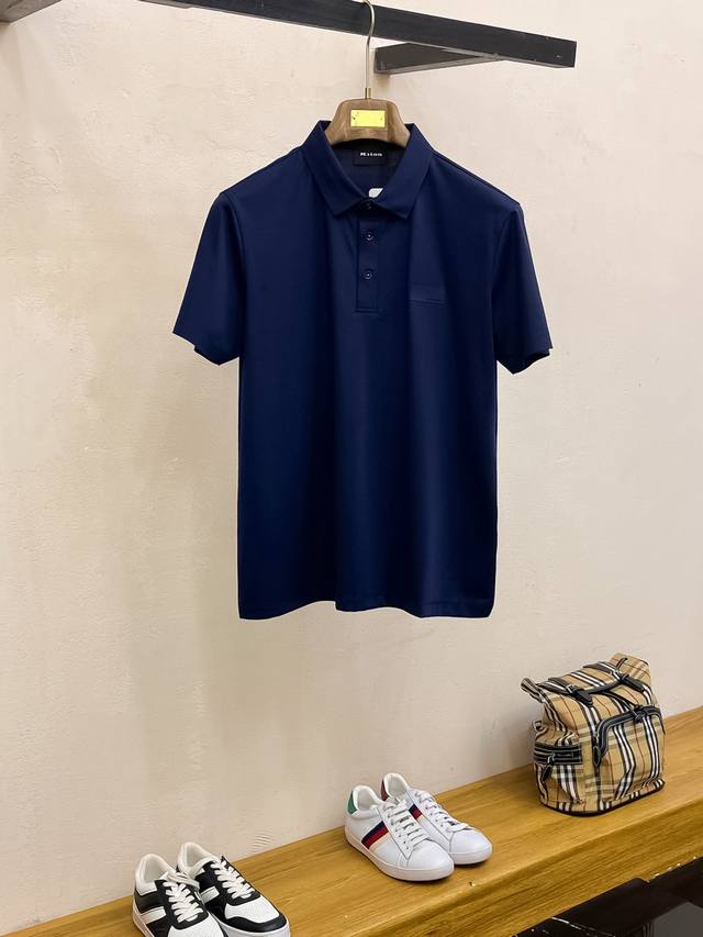 kiton 高级定制 平纹面料柔软舒适透气 2025 夏季 限量款短袖Polo系列 ：-3xl