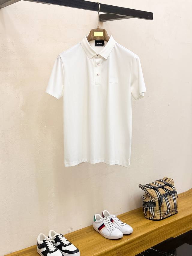 kiton 高级定制 平纹面料柔软舒适透气 2025 夏季 限量款短袖Polo系列 ：-3xl