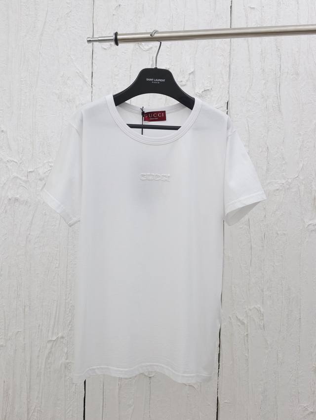 Gucci* 古驰25春夏新款细绒针织棉短袖T恤 Size：S M L XL