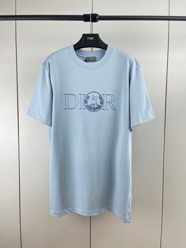 Dior迪奥地球小猫刺绣短袖 S M L XL