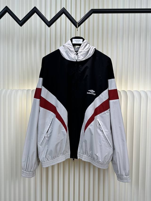 巴黎世家balenciaga风衣 3B S［D］PORTS ICON TRACKSUIT夹克 外套 正品开版-实体柜台-顶奢品质 秒杀市面一切版本 科技府绸面料