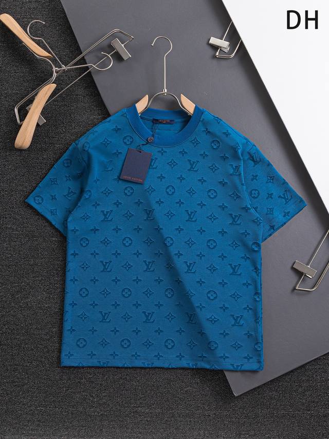 Louis Vuitton 路易威登 1V 微宽版型S-Xl 25SS LV 新品专柜走秀款 满身切割烧花字母logo重工艺 男女同款！短袖不在千篇一律的大众脸