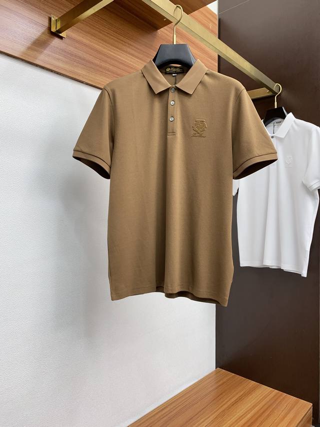 LP 2005ss 早春新品男士翻领Polo短袖 专柜原版定制 新疆精品长绒棉面料 胸口镶嵌 原版树脂胶牌 时尚又百搭 又不失大牌元素 轻商务设计 轻松驾驭各种