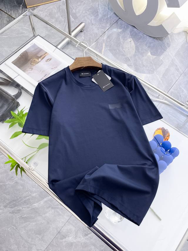 kiton 高级定制 平纹面料柔软舒适透气 2025 夏季 限量款圆领短袖系列 ：-3xl