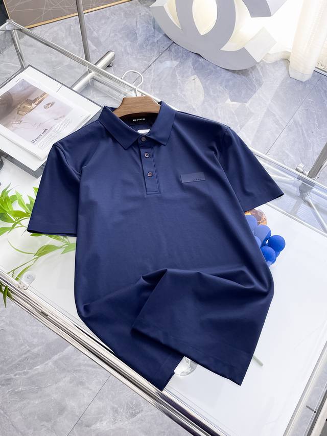 kiton 高级定制 平纹面料柔软舒适透气 2025 夏季 限量款短袖Polo系列 ：-3xl - 点击图像关闭