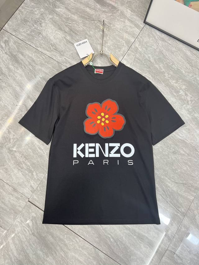 Kenzo 年春夏新品上新 三标齐全 圆领短袖T恤 好货不用过多介绍 看细节 专柜码数：M-XXL 175 140建议M 码数偏大