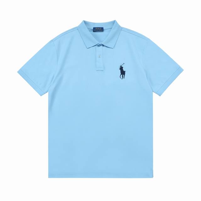 RALPH LAUREN 劳伦拉夫 2025新款 经典马球刺绣小蜜蜂logo 男女同款 休闲polo衫 定制珠地棉面料 进口田岛机刺绣工艺 领标吊牌主唛三标齐全